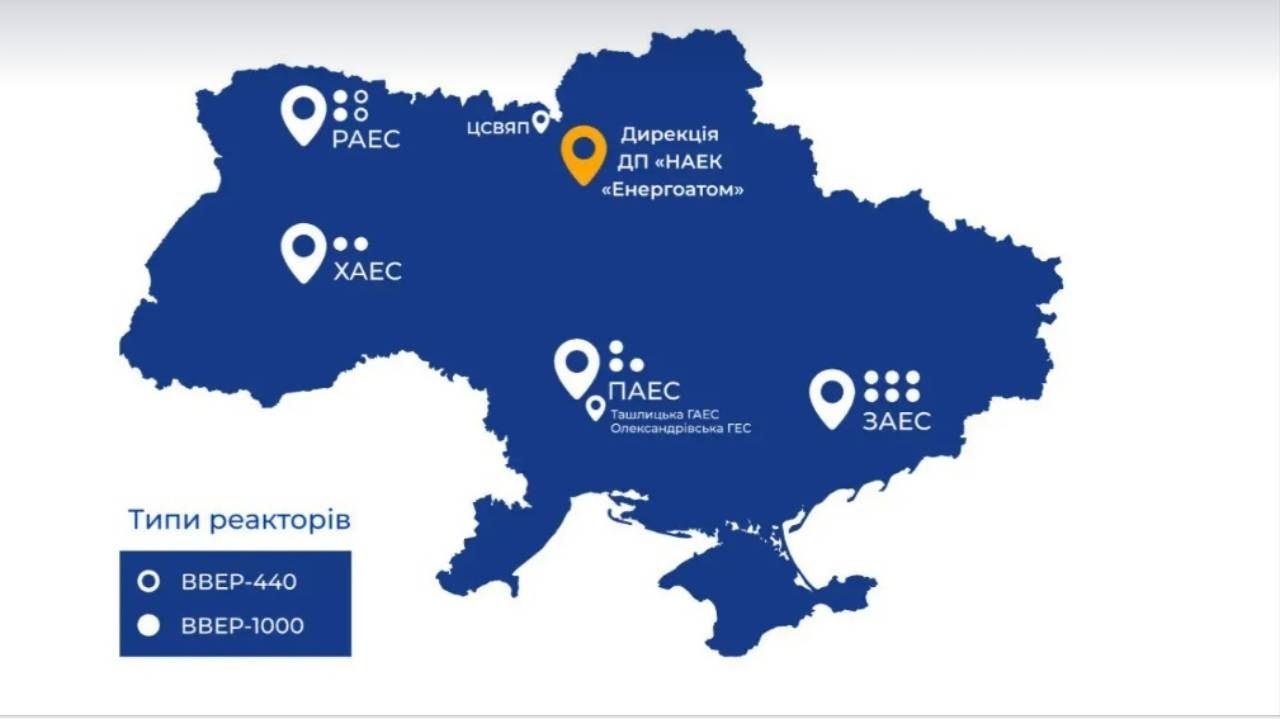 Сколько атомных станций в Украине: состояние на 2026 год