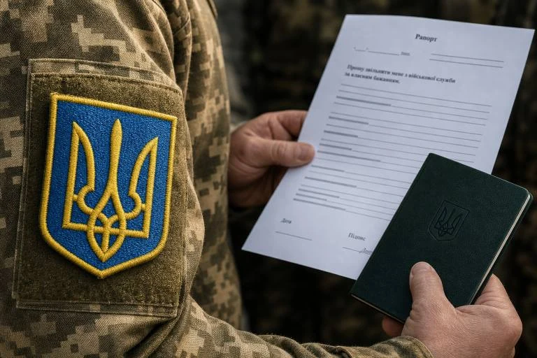 Рапорт на звільнення з ЗСУ: підстави, порядок і зразок